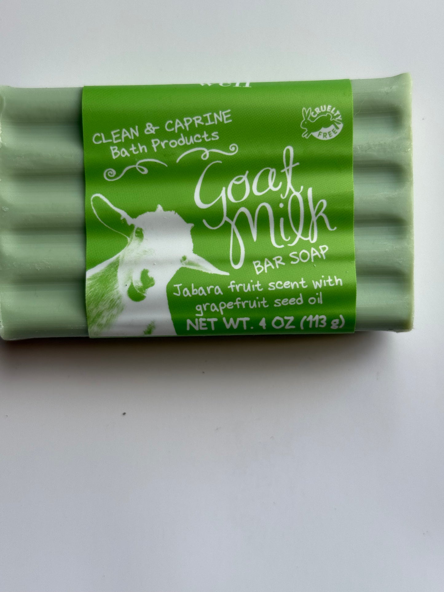 Simply Be Well Goat Milk Soap – Jabara Fruit Scent with Grapefruit Seed Oil (4 oz Bar)