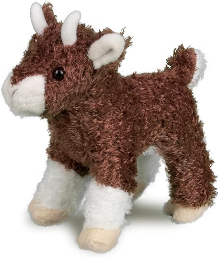 Goat Stuffed Animal, Plush Toy, Brown